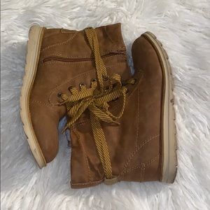 Boots from Target, worn.